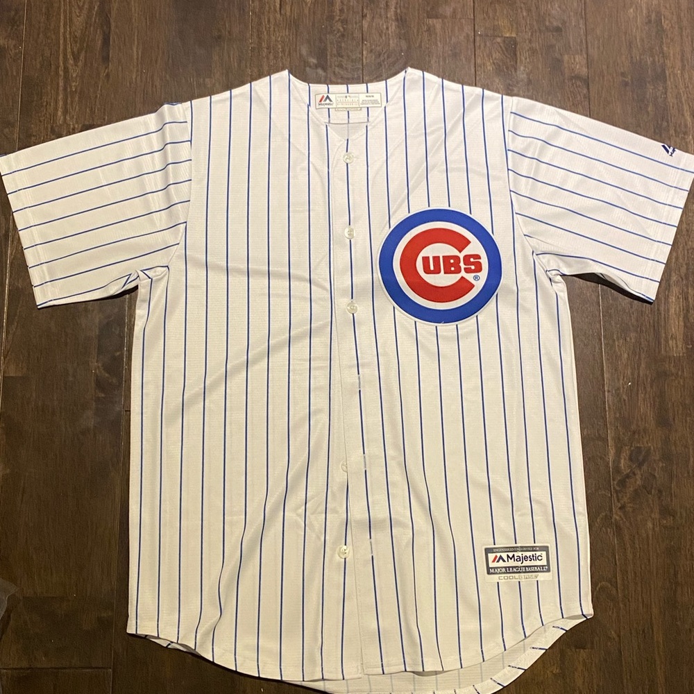 Chicago Cubs Officially Licensed MLB Home Majestic Replica Jersey NWT